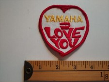 1 RARE 70S LOVE YAMAHA MOTORCYCLE MC CC RPM RACING BIKER RIDER PATCH CREST