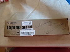 Soqool Laptop Stand for Desk - Ergonomic Aluminum Stable Laptop Riser for Des...