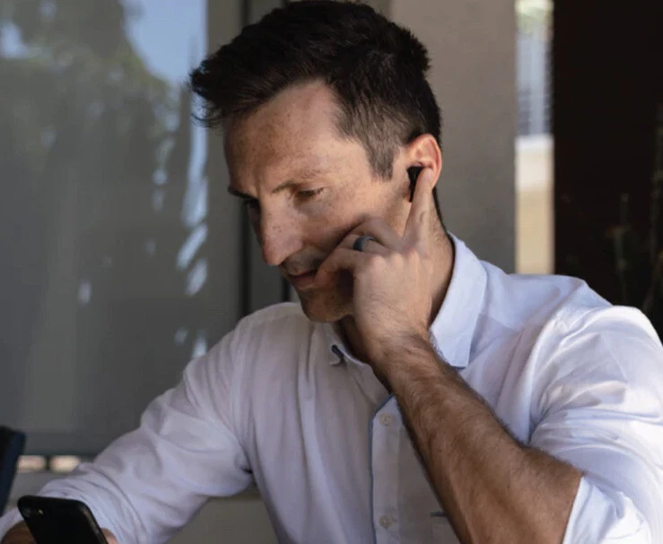 JLab JBuds Air Excecutive True C3 Calling Wireless Earphones - Black - Image 3 of 4