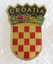 Country of Croatia Tourist Travel Souvenir Collector Pin