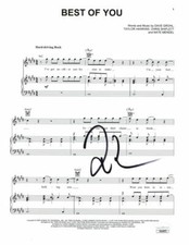 TAYLOR HAWKINS SIGNED AUTOGRAPH 