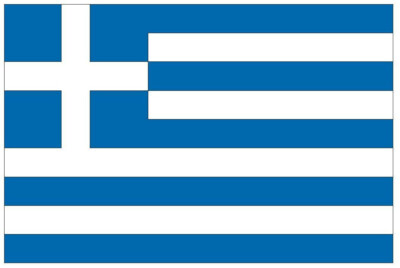 Greece International Flag Sticker Decal F195
