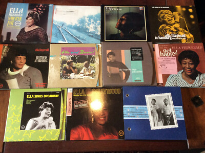 Ella Fitzgerald [11 CD Alben] Whisper Not Basie In hambug Get Happy Broadway ..