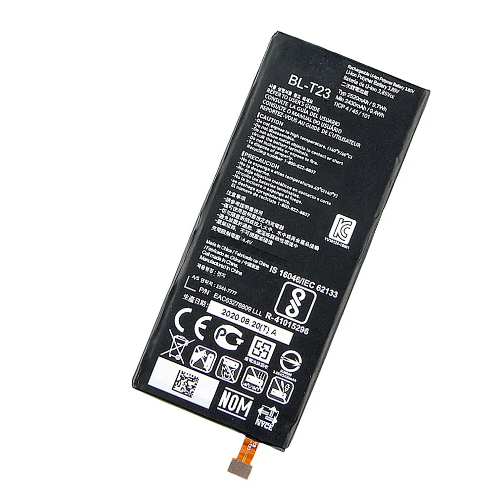 Batterie Originale LG BL-T23 Pour LG X Cam (K580) - 2520 MAh, Neuve, Améliore L'autonomie
