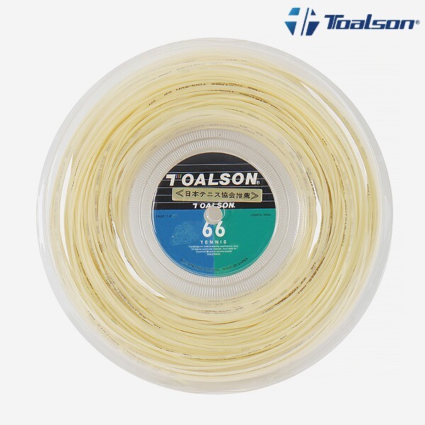 Теннисная ракетка Toalson 66 1.40 Катушка для струн ракетки нейлоновая 1.40 мм 200 м натуральная