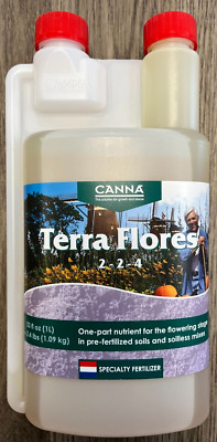 Canna Terra Flores 1 Liter - Bloom & Flower Soil Nutrient
