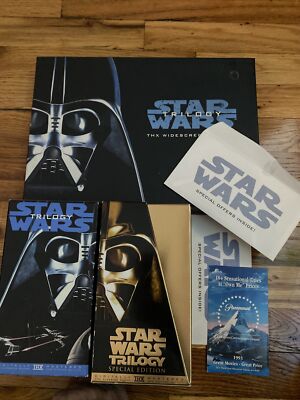 Star Wars Trilogy THX Widescreen Edition VHS 1995 - Rare #8,729 of