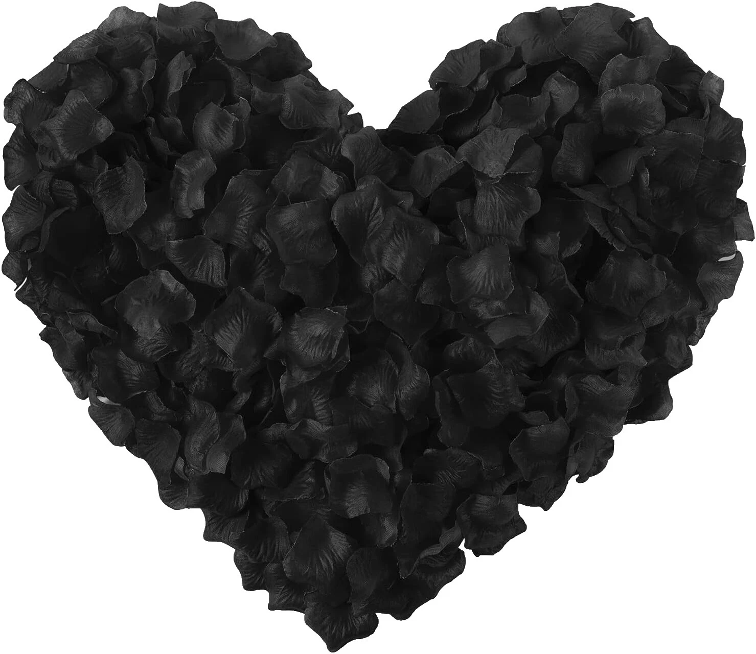 Black Artificial Wedding Flowers, Petals & Garlands