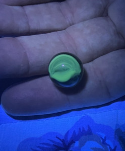 Nice UV Reactive White Patch Translucent Peltier? Akro? From Old Estate (#4)