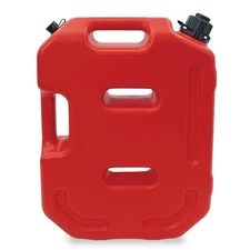 Lauco Red Plastic Fuel Can for Fuel/Diesel - 10 Litre Capacity