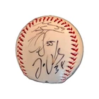 Houston Astros Autographed Baseball Verlander, Springer, Bregman World Series