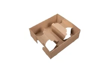 Southern Champion Tray Concessions Container W/Drink Holder - 0124 Kraft Recy...
