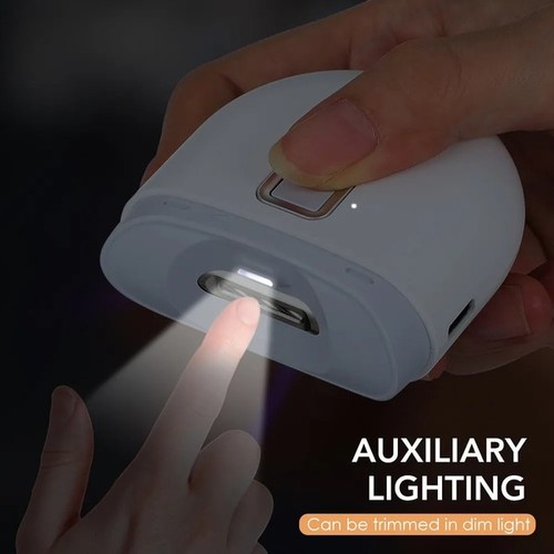 Electric Nail Clipper Auto Safety Thick Nails Trimmer Manicure Pedicure Tool - Picture 16 of 22