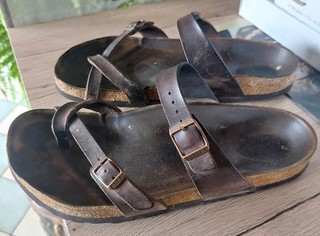 Birkenstock Mayari Sandalen 42 Echt Leder