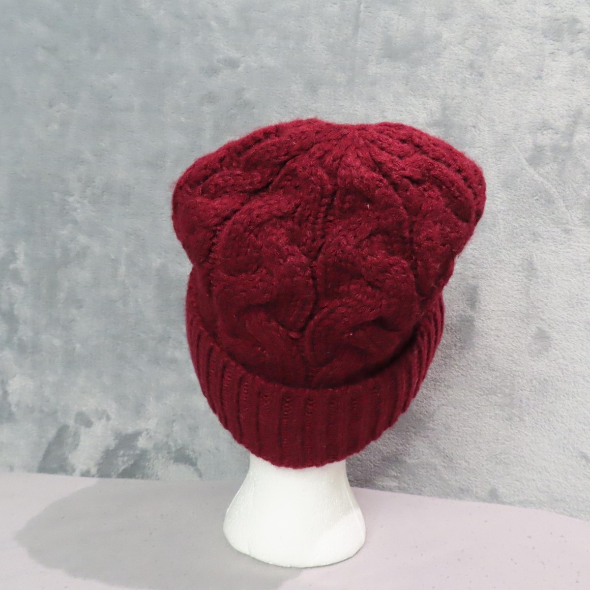 Michael Kors Burgundy Knit Hat Michael Kors Maroon/Burgundy Beanie w/ | Mercari main image 2