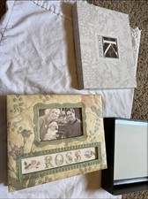 K  Company 12x12 Frame And Name Album English Floral Stickers New