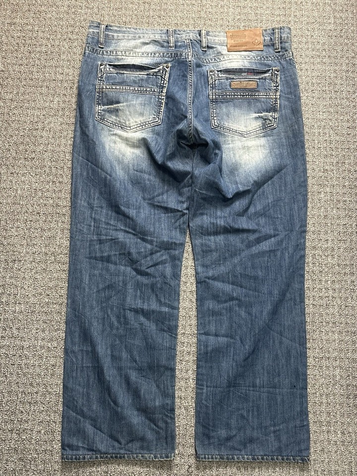 Y2K 2000s skater style Blue Stained Baggy DSquared Jeans | $50 | eBay