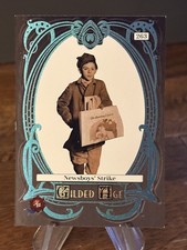 2022 HISTORIC AUTOGRAPHS GILDED AGE ZIRCON AURORA /16 #263 NEWSBOYS' STRIKE