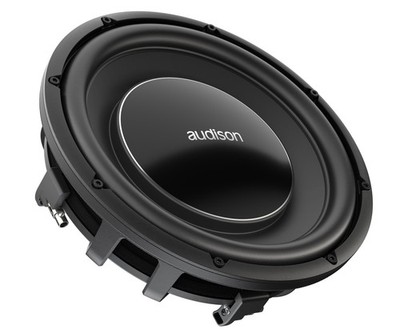 Audison AV 12 D2 II flacher Subwoofer 30 cm (12'') 1100 Watt 2+2 Ohm