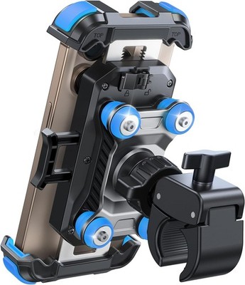 Handyhalterung Motorrad Fahrrad 360° drehbar vibrationsgedämpft für iPhone