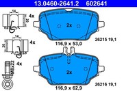 Ate Bremsbelagsatz Scheibenbremse 13.0460-2641.2 FüR Mercedes Gle V167 300 Matic