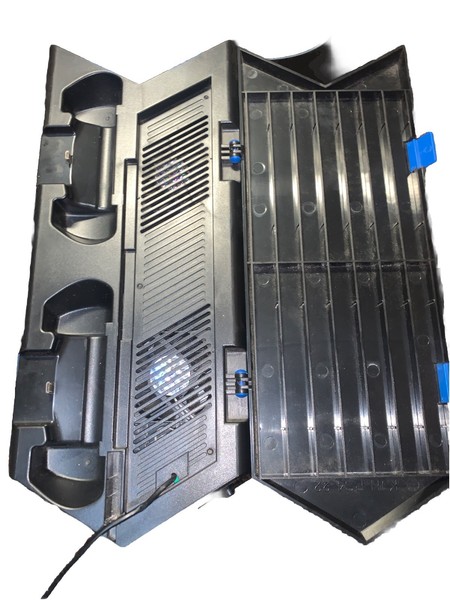 Soporte Vertical Ps4, Con Refrigeración, Cargador Para 2 Mandos, 3 USB..