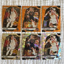 🧊🏀 2024 Panini Prizm WNBA 6-Card Set – Cracked Ice Orange & White! ✨🧡🤍🏀