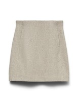 Kurzrock Vero Moda Vmfortuneallison Gr. 36 Grau Baumwolle Noos