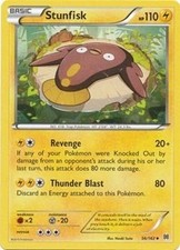 Stunfisk 56 XY - BREAKthrough BKT Pokemon2015