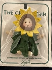 Lefton~ The Child Within ~ SUNFLOWER CHILD ~New in orginal packaging~Pin~Brooch