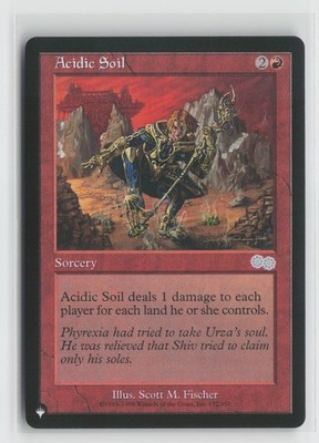 Acidic Soil 172 The List Reprints MTG Magic