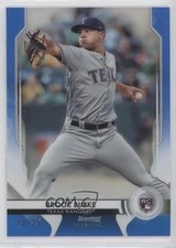 2020 Bowman Sterling Rookies Blue Refractor 23/25 Brock Burke #BSR-70 0m8