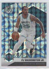 2020-21 Panini Mosaic Reactive Blue Prizm PJ Washington Jr #27 xm0