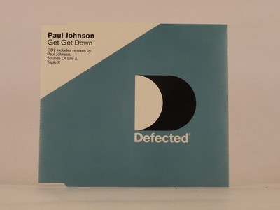 PAUL JOHNSON GET GET DOWN (CD 2) (L50) 3 Track CD Single including Picture Sleev