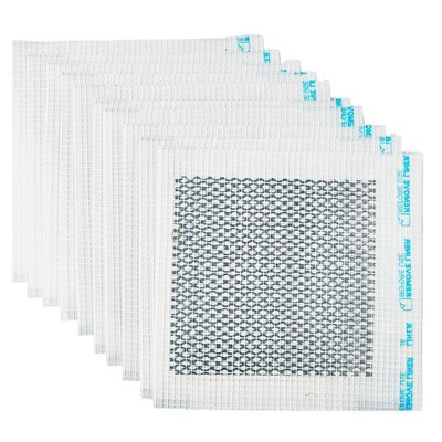 10 Pcs 4'' x 4'' inch Adhesive Mesh Wall Repair Patch for Damaged Drywall Ceiling