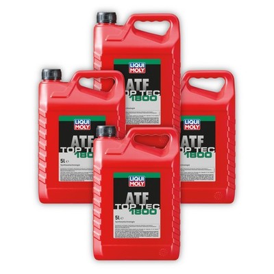 4x 5L LIQUI MOLY 20662 Getriebeöl Top Tec ATF 1800 Automatikgetriebe Audi BMW
