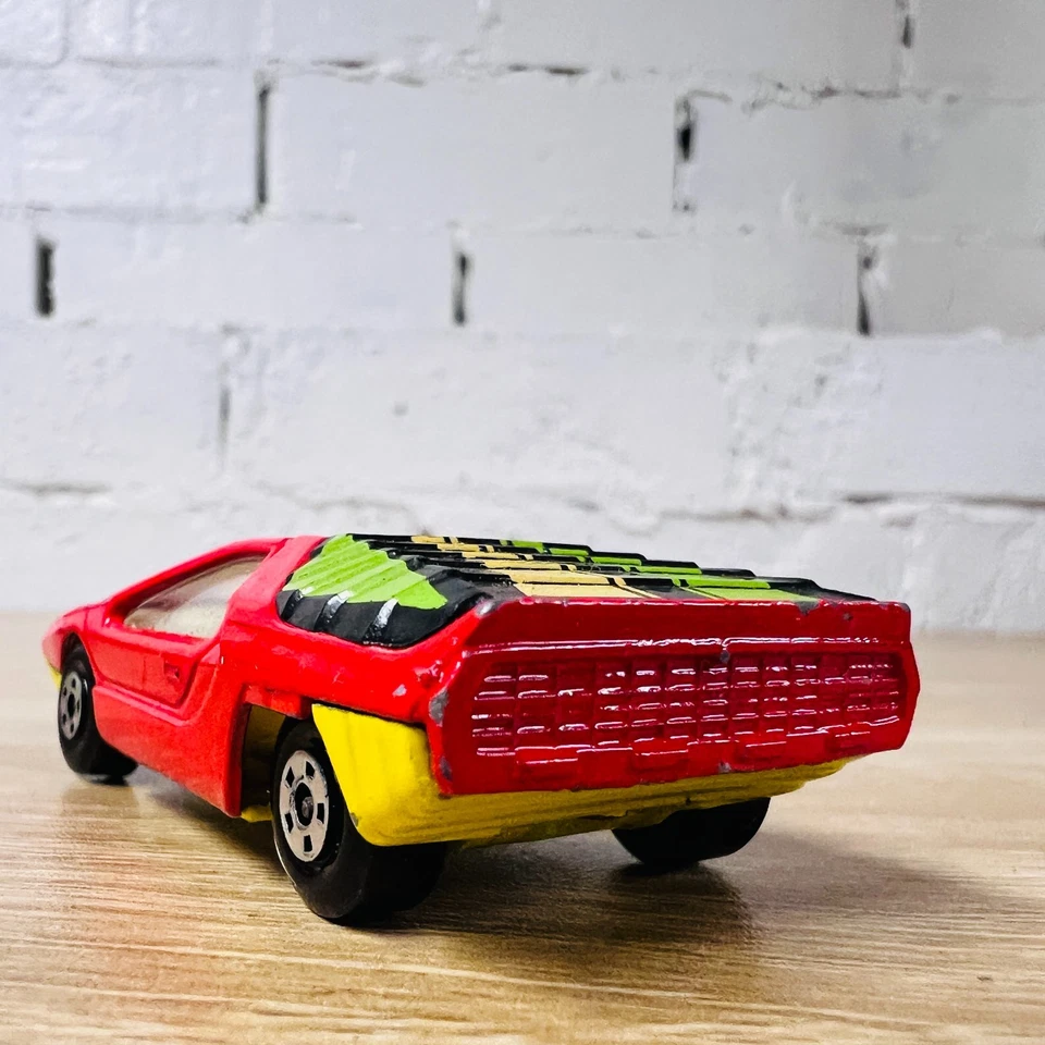 Alfa Carabo Red Green Yellow SF75 1976 Matchbox 1-75 Foto 4 de 4