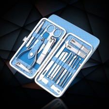 Manicure Set - 19 In 1 Professional Nail Clippers Pedicure Kit, Manicure Tool Ki
