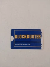 Vintage Blockbuster Membership Card  Issued 