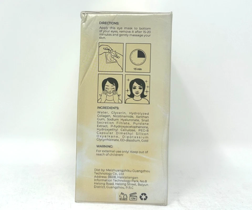 KHOON 24K Gold Eye Treatment Mask Set, (20 Pairs) - Image 3 of 3