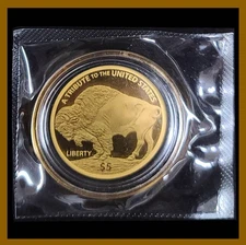 2020 Cook Islands Indian Buffalo $5 .9999 Fine Gold Coin Pure Gold