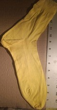 VINTAGE CREW SOCKS MADE IN FRANCE by PRESTIGE reinforced TOE DUPONT NYLON 9-11s
