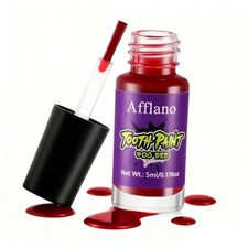 Tooth Paint, Temporary Blood Out Tooth FX Makeup, Quick Dry, Realistic  Red