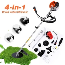 52CC 4-In-1 Gas String Trimmer Lawn Mower 2-Cycle Brush Cutter Weed Eater Wacker