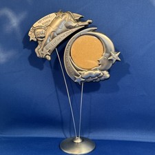 Hey Diddle Diddle Photo Frame Nursery Decor Pewter 10  