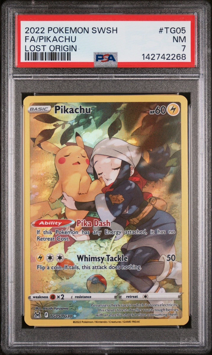 Pokémon TCG Grade 7 Pikachu Individual Collectible Card Game Cards