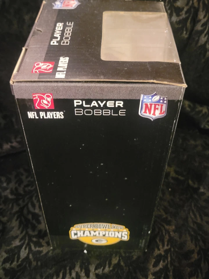 NUEVO Green Bay Packers Aaron Rodgers NFL Super Bowl XLV Anillo Base Bobblehead RARO Foto 2 de 4