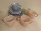 13-Piece Vintage Hazel Atlas Little Hostess Party Child's Tea Set Milk Glass