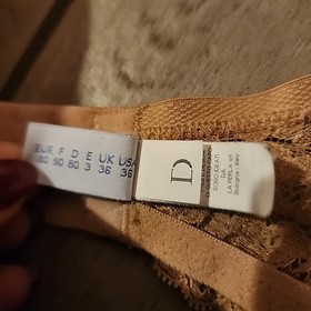 La Perla Villa Toscana Bra 36D Nude Underwire Lined