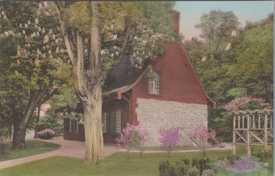 #ad Hand Colored George Washington Shrine 1700 House Tappan NY Postcard $38.02
